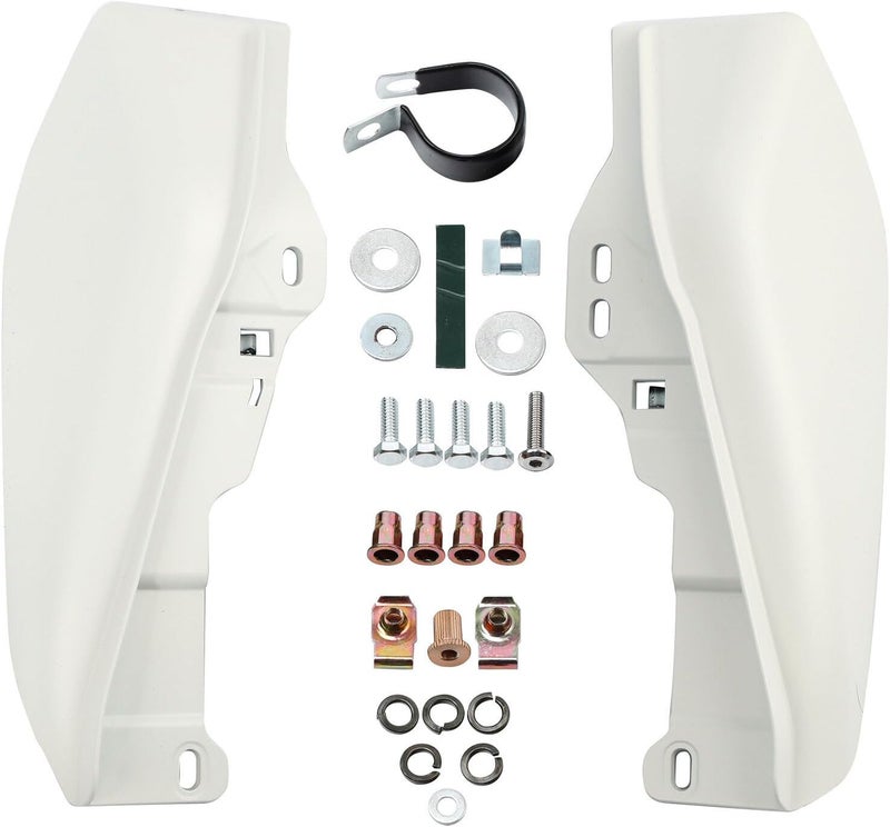 HR3 Bonneville Salt Denim Mid Frame Air Deflectors Heat Shield Compatible with 2018 Street Glide Special FLHXS 2019 Road King Classic FLHRC Fit for 2009-later Harley FLHR FLTRX FLHX FLHT FLHTK - Image 1
